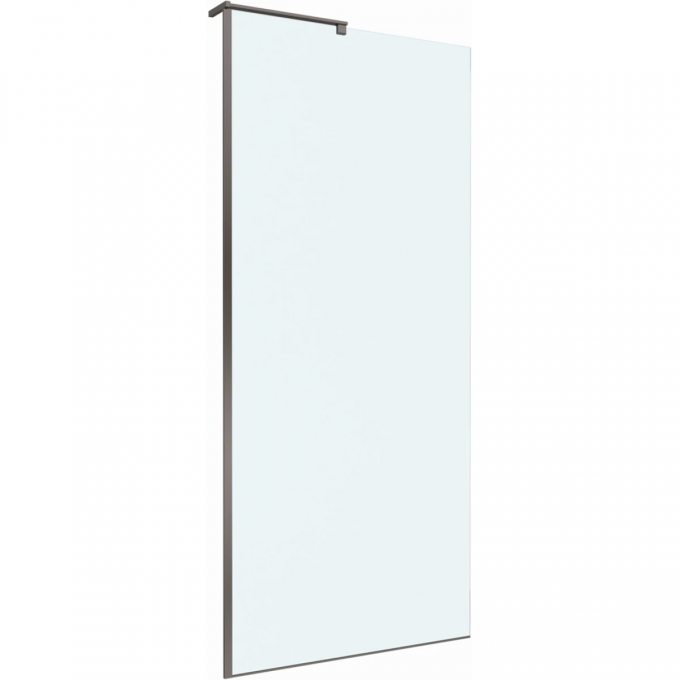 Душевая перегородка BELBAGNO 900x2000 мм Оружейная сталь UNO-L-1-TB-90-C-GM