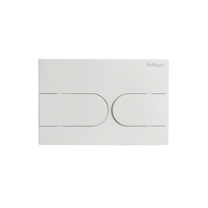 Кнопка смыва BELBAGNO белый глянец BB-11-BL