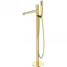 Смеситель напольный для ванны BELBAGNO UNO UNO-FMT-ORO