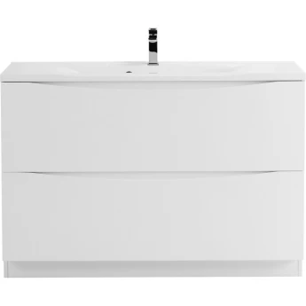 Тумба Bianco Lucido 119,6 см BELBAGNO MARINO MARINO-1200-2C-PIA-BL-P