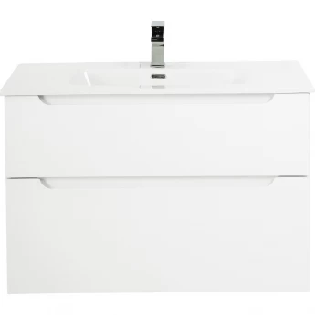 Тумба Bianco Lucido 79,6 см BELBAGNO ETNA ETNA-H60-800-2C-SO-BL-P