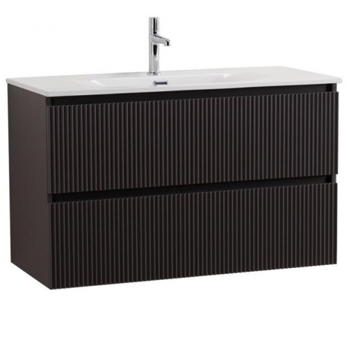 Тумба под раковину BELBAGNO подвесная темно-серая матовая UNO-1200-2C-SO-GSO