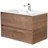 Тумба со столешницей и раковиной BELBAGNO KRAFT100RT-KEPMGL-1346-SET
