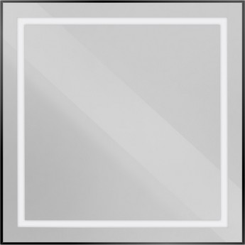 Зеркало BELBAGNO SPC-KRAFT-800-800-SENS-NERO, 800x800x32 мм