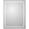 Зеркало BELBAGNO KRAFT в алюминиевой раме со встроенным светильником, 700x32x900 мм SPC-KRAFT-700-900-LED-TCH-WARM